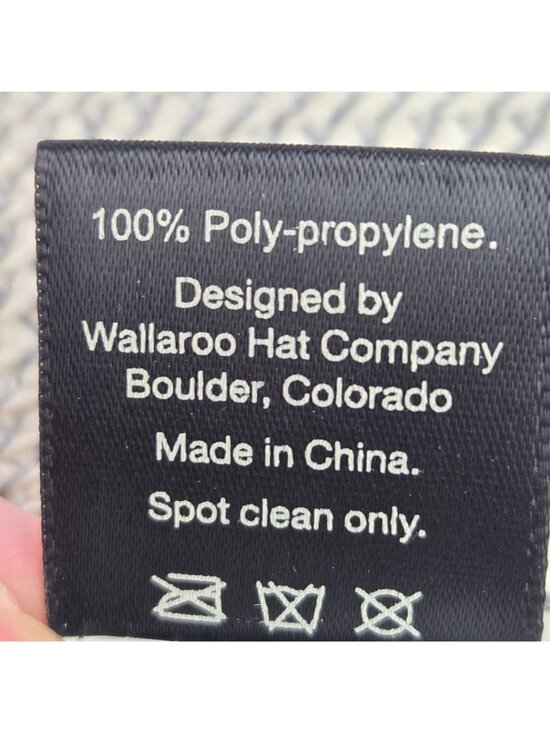 Wallaroo Petite Charlie Wide-Brim Fedora Hat White & Blue main image 5